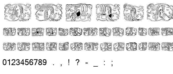 Sipirit of Montezuma Four font